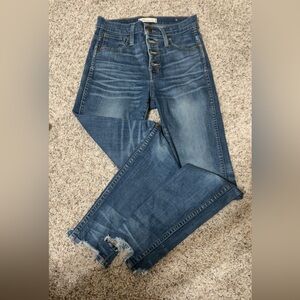 Madewell high rise skinny